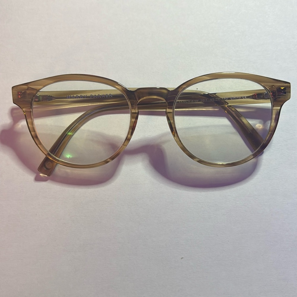 Warby Parker Percey Wide Chestnut Crystal 51-20-140